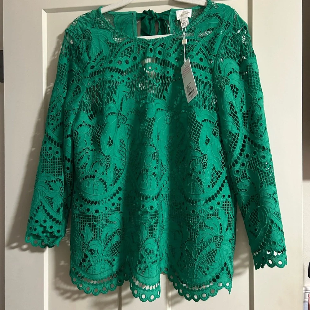 Lilly Pulitzer Oaklynn Blouse NWT - Picture 2 of 5